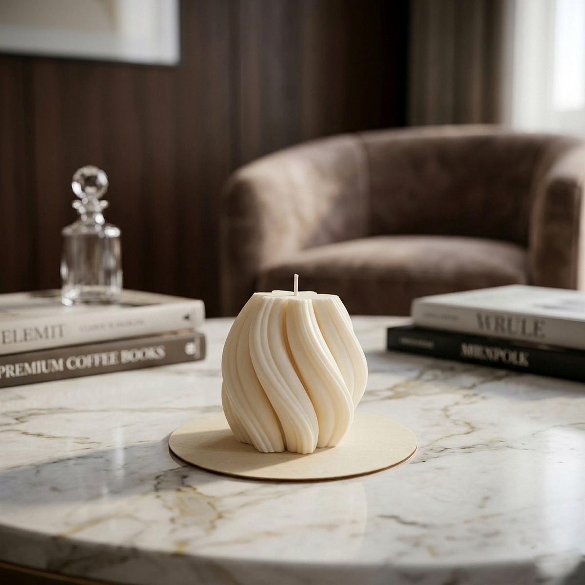 TWC001wh-TWIST-SPHERE-TABLE-CANDLES-ROOM