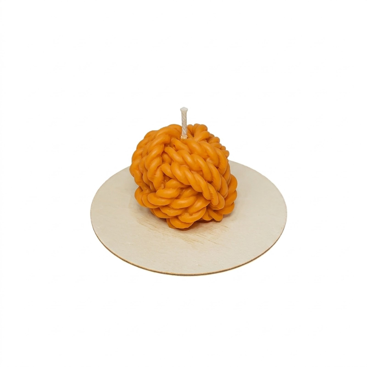 KNC002or-1_KNOTTED BALL TABLE CANDLE