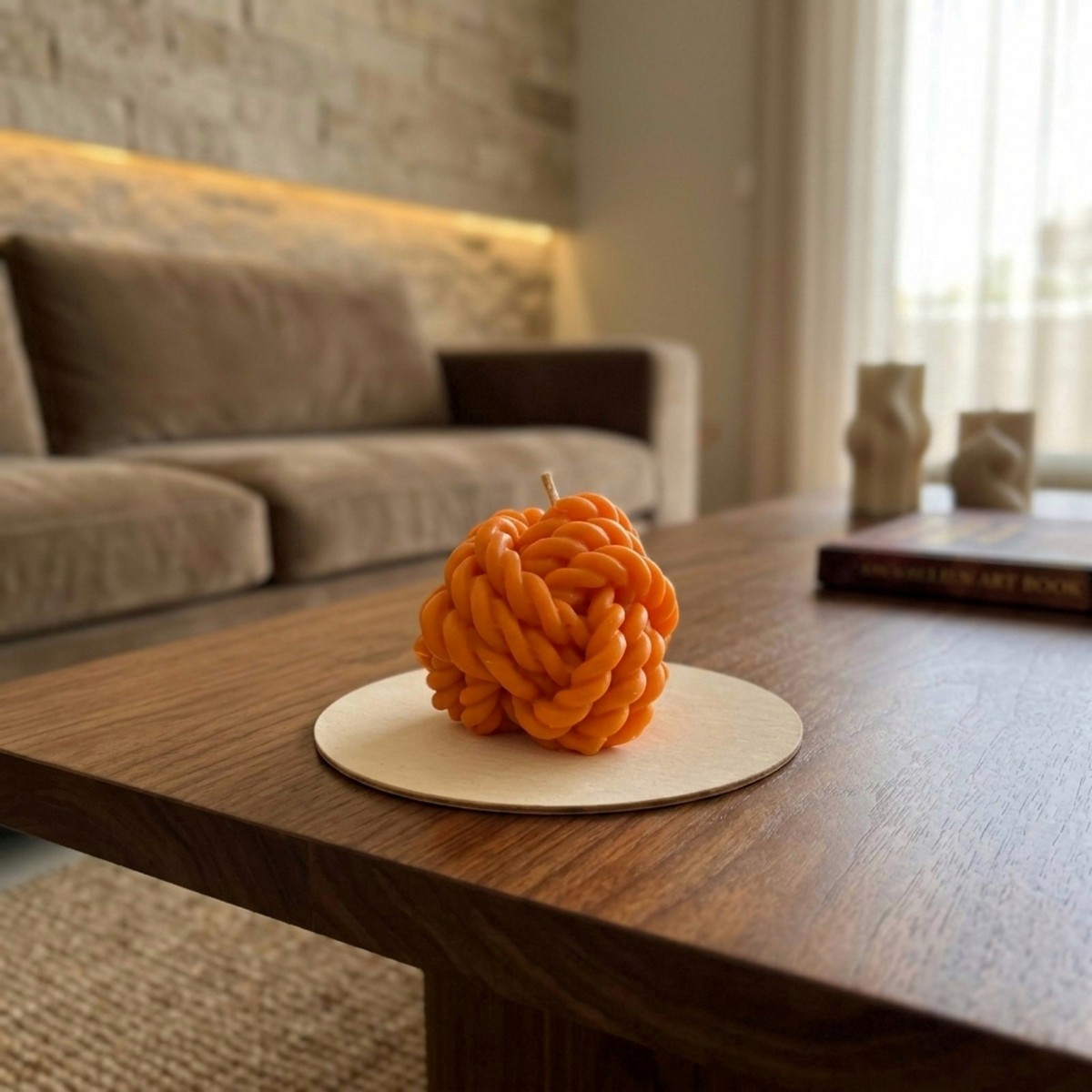 KNC002or_KNOTTED BALL TABLE CANDLE_ROOM