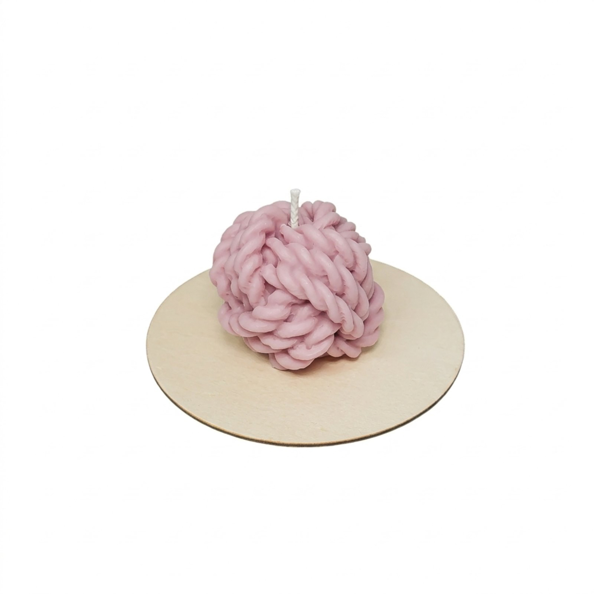 KNC002pi-1_KNOTTED BALL TABLE CANDLE