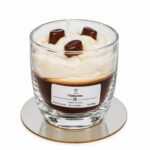 Cappuccino Glass Candle